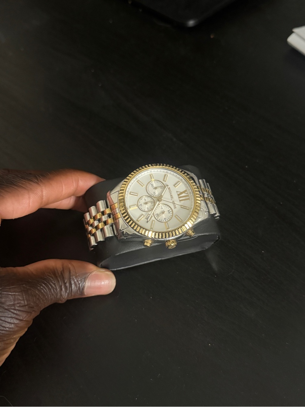Two-Tone Gold & Silver Michael Kors Watch